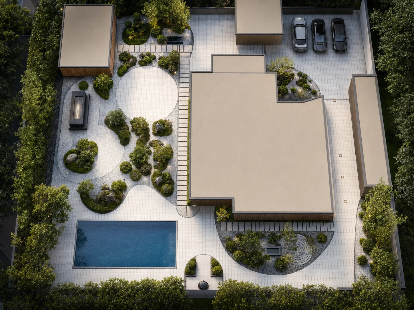 Landscaping Design — Four zones, one flow